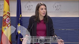 Irene Montero critica la quotfalta de credibilidadquot de la Justicia [upl. by Lura]