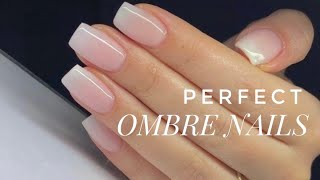 HOW TO EASY PERFECT OMBRE NAILS FOR BEGINNERS  GELX METHOD  QUICK amp STEPBYSTEP [upl. by Zap725]