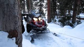 2010 skidoo expedition 1200 warn winch [upl. by Hairabez12]