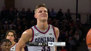 Gonzaga vs San Diego State 12292023 [upl. by Marys990]