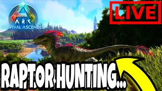 🔴LIVE🔴 WE GOING RAPTOR HUNTING SOLO DAY 5 Ark Survival Ascended GAMEPLAY [upl. by Monto]