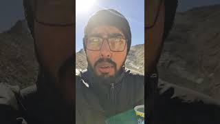 shivering at Khardung la 🥶the highest motorable pass [upl. by Farrel529]