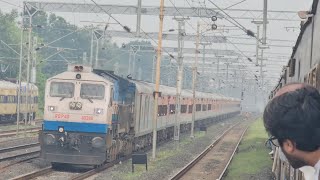 16588  BKN  YPR Express With KJM WDP4D 40388 Arrive Vadodara [upl. by Sreip]