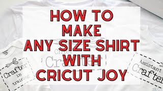 How To Make Shirts With Cricut Joy and ANY Heat Source [upl. by Lantz527]