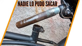 ☝️ Cómo QUITAR TUBO De Asiento De Bicicleta Atascado 💯 [upl. by Aicatsan]