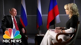 President Vladimir Putin On Russian Election Interference Full Report  Megyn Kelly  NBC News [upl. by Aniale79]