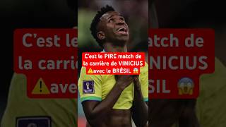 C’était un CAUCHEMAR 😱 football bresil vinicius realmadrid cartonrouge copaamerica penalty [upl. by Wernsman]