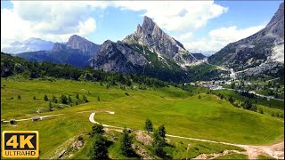 Dolomites Falzarego Italy 4K 🇮🇹 [upl. by Asyl555]