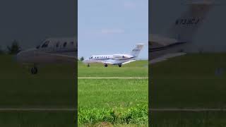 2005 Textron Cessna 525B CitationJet CJ3 Takeoff From New Century AirCenter JCIKIXD  N733CJ [upl. by Forcier]