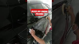 Proses Dry Sanding Poles  polishingcompounding mesin dry sandingbodyrepair amplas [upl. by Rosalind]