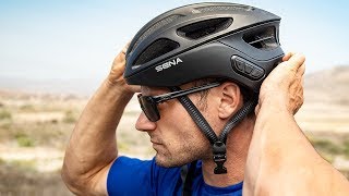 Sena R1  Bluetooth Bicycle Helmet  Tech Talk [upl. by Leede846]