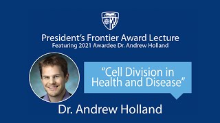 Andrew Holland 2021 Presidents Frontier Award Lecture [upl. by Deyes]