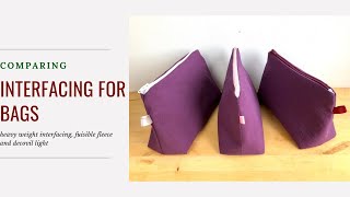 Interfacing for bag making [upl. by Chee809]