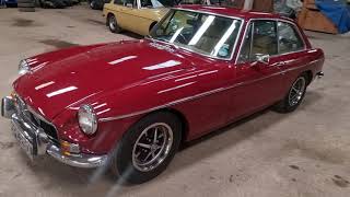 MGB GT Damask Red 1972 Tan Interior [upl. by Rezeile]