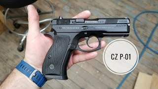 CZ  USA CZ75 P01 DECOCKER  9mm [upl. by Elocaj]