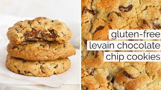 GlutenFree Levain Style Thick Chocolate Chip Cookies [upl. by Adamok]