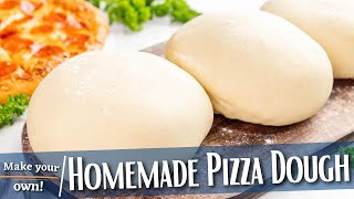 Easy Homemade Pizza Dough [upl. by Dlopoel]