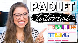 Padlet Tutorial for Teachers  8 Ways to Use With Students [upl. by Marcellina]