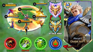 ALUCARD BEST GUIDE TO GET MAX LIFESTEAL amp DAMAGE HACK 😱  NEW BUILD amp EMBLEM UNLI WIN TUTORIAL 💯 [upl. by Ahsilek46]