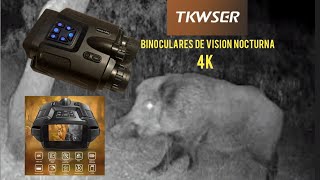 💯BINOCULARES DE VISION NOCTURNA TKWSER 4K NO HAY OSCURIDAD QUE SE LE RESISTA 💯 tactical outdoors [upl. by Natiha]