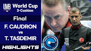 World Cup 3Cushion Porto 2018 Final  Frédéric CAUDRON BEL vs Tayfun TASDEMIR TURHL [upl. by Aham]