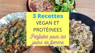 Comment cuisiner du tofu fumé  3 recettes express VEGAN [upl. by Yttak]