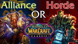 Which Classic WoW Faction Should You Pick [upl. by Anirdnajela530]