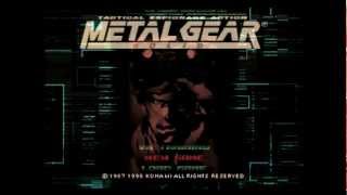 Konami Logo  MGS Title Screen HQ [upl. by Boucher208]