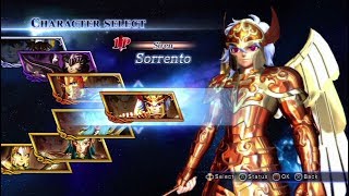 Saint Seiya Sanctuary Battle All Characters Including DLC PS3 [upl. by Karame]