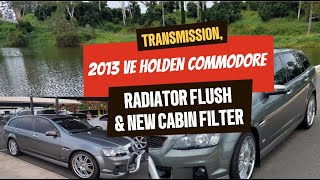 VE Commodore Transmission Radiator flush amp Cabin Filter change [upl. by Adnih]