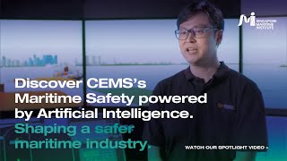 SMI Research Spotlight Mr Ng Yong Thiang Centre of Excellence in Maritime Safety [upl. by Nerehs645]