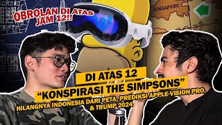 KONSPIRASI THE SIMPSONS  HILANGNYA INDONESIA DARI PETA PREDIKSI APPLE VISION PRO amp TRUMP 2024 😱 [upl. by Catha]