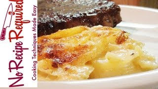 Potato Dauphinoise  NoRecipeRequiredcom [upl. by Mar]