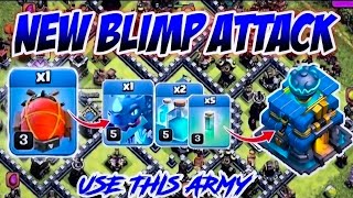 New Electro Blimp Attack In Th12  Electro Dragon Clone Blimp Attack  Th12 Attack Clash Of Clans [upl. by Alig]