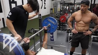 TRAINING WITH THE BB CREW  Barbell Brigade Vlogs [upl. by Jamille]