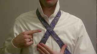 How to Tie a Tie Mirrored  Slowly  Full Windsor Knot [upl. by Brodsky]