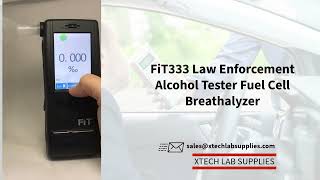 FiT333 Law Enforcement Alcohol Tester Fuel Cell Breathalyzer [upl. by Isborne]