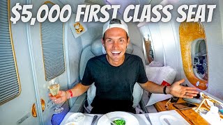 I PAID 90 FOR THIS FIRST CLASS SUITE Emirates First Class Experience [upl. by Emlynn]