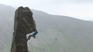 How to climb Napes Needle with Leo Houlding [upl. by Eimar]