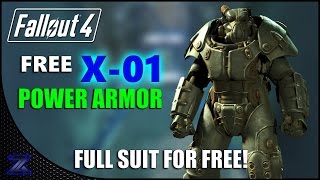 Fallout 4  Free X01 Power Armor Location Guide  Best Power Armor [upl. by Lorsung881]