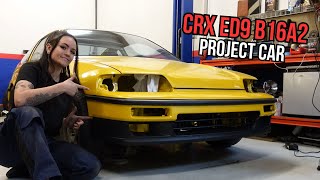 Check out my Honda CRX B16A2 project [upl. by Talie]