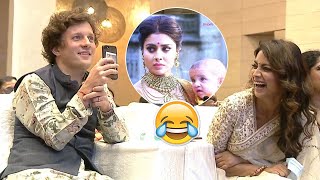 Actress Shriya Husband Reaction After Watching Shriya AV  Gamanam  Manastars [upl. by Nevek]