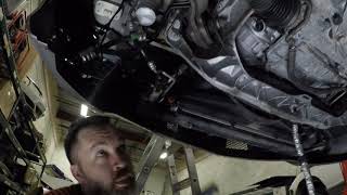 Mercedes SL500 R230 FRONT SWAY BAR INSTALL [upl. by Htenywg]