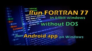 How to run fortran 77 on windows [upl. by Nnad873]