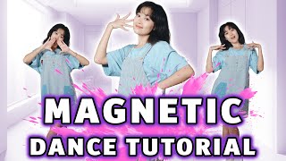 ILLIT 아일릿 ‘Magnetic’ Dance Tutorial slow music mirrored [upl. by Colston]