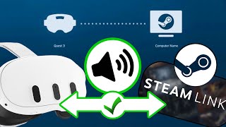 Гайд Steam Link VR нет звука в шлеме Meta Quest [upl. by Aretta215]