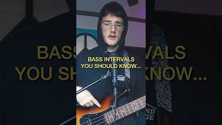 Bass intervals you should know bassguitar intervals musictheory beginnerbass bassist musician [upl. by Hiasi]