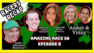 Amazing Race Season 36 Episode 8 with Amber and Vinny RacersRecap [upl. by Rudie]