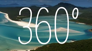 Whitehaven Beach and Hamilton Island Queensland Australia  360 Video  Tourism Australia [upl. by Vasya]