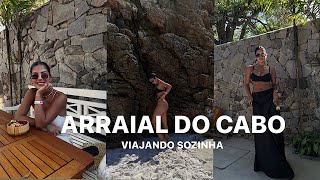 VLOG EM ARRAIAL DO CABO  VIAJANDO SOZINHA [upl. by Thurmann]